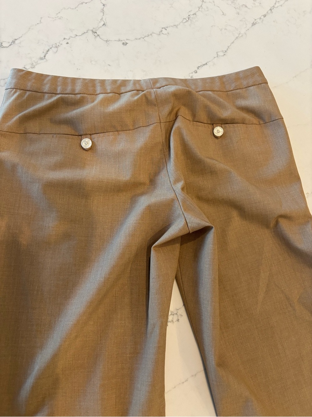 The Limited Cropped Wide-Leg Pants in Tan - Picture 6 of 6